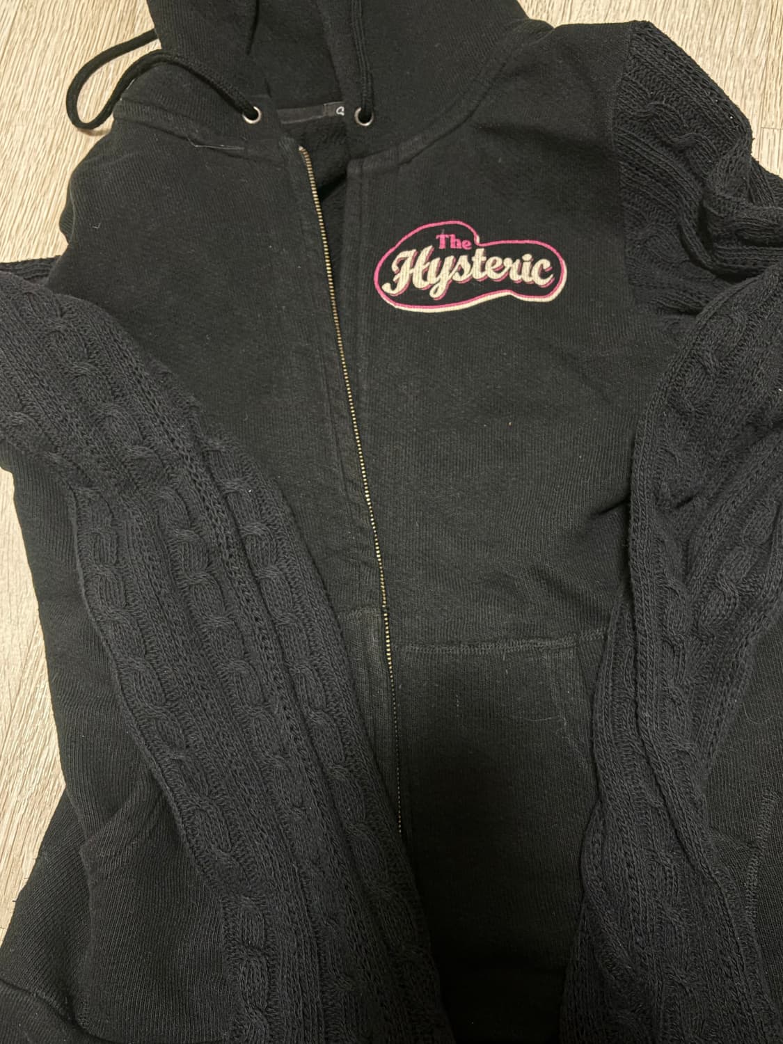 히스테릭 글래머 니트집업 상품이미지1