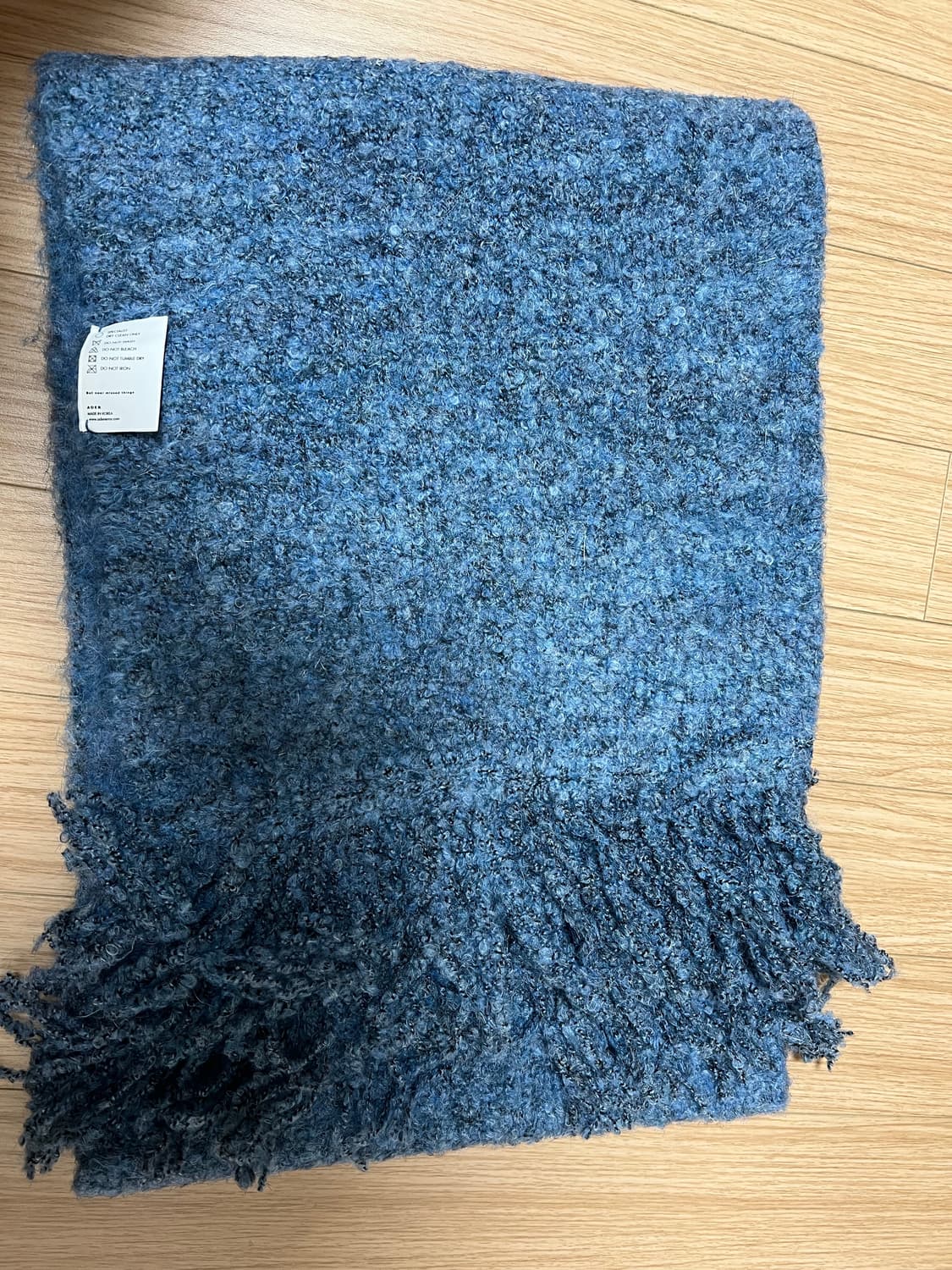 Ader Error Sculpture Logo Muffler Blue 상품이미지2