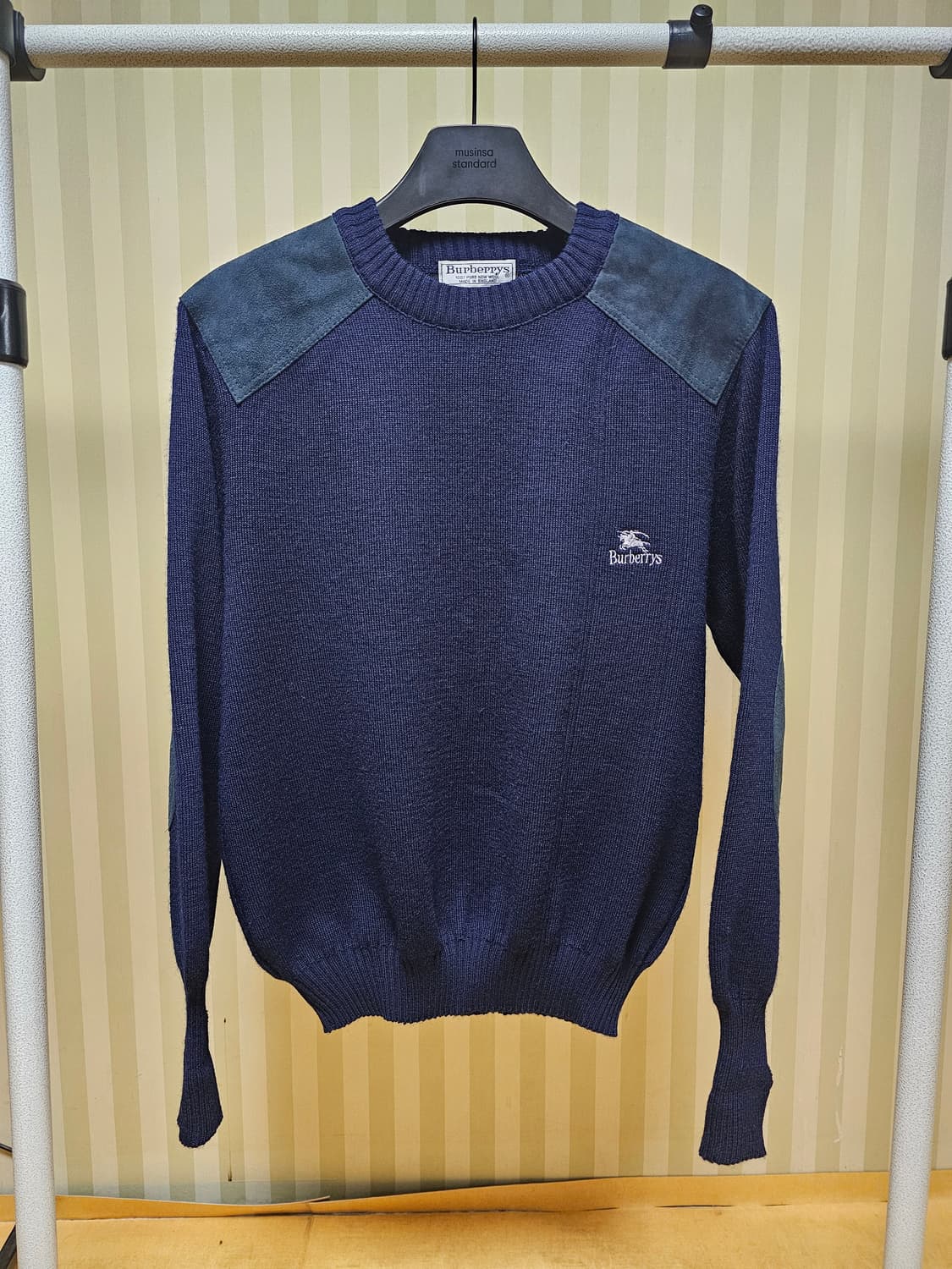 버버리 코만도 니트 울 L 상품이미지1