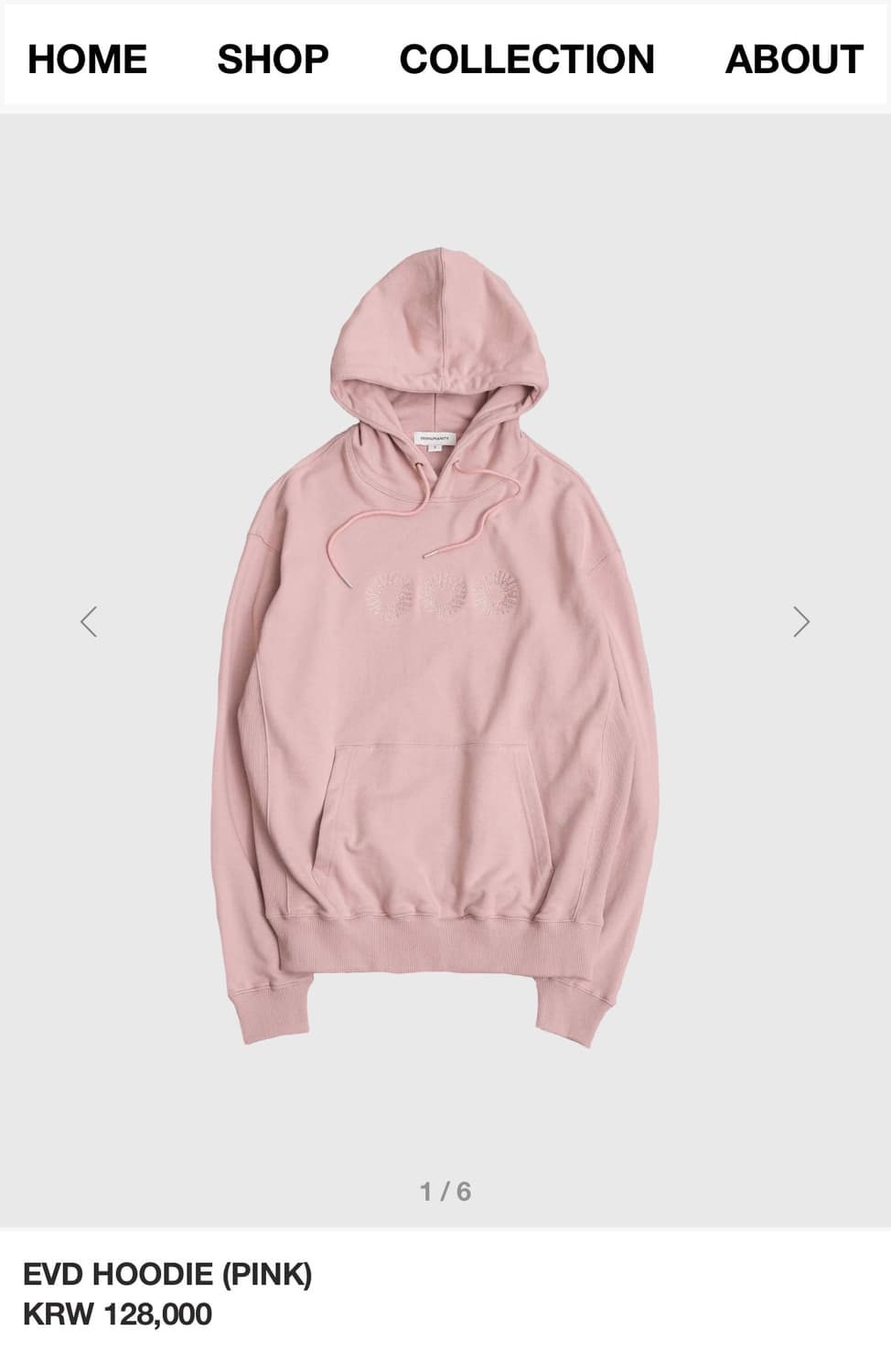 999humanity evd hoodie pink 상품이미지1