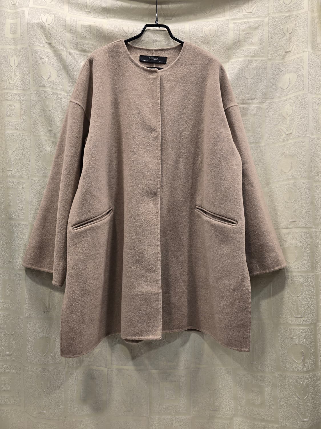 자라 베이직 핸드메이드 울 코트 S~M 상품이미지1