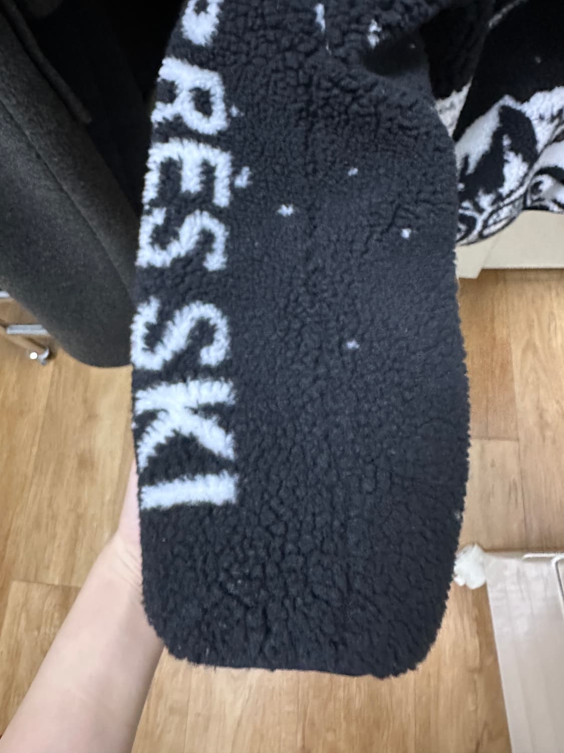 SKIING FLEECE HOODIE JACKET BLACK 상품이미지4