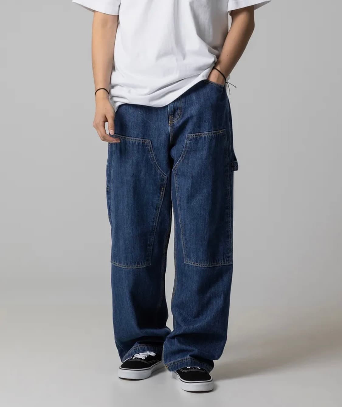 더블니 카펜터 데님 팬츠 Vintage Blue 상품이미지1