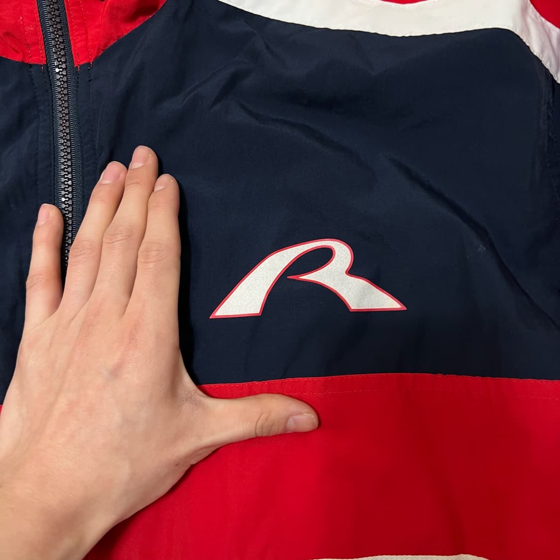 라피도 올드스쿨 빅로고 스포츠 바람막이 자켓 XXL/110  상품이미지5