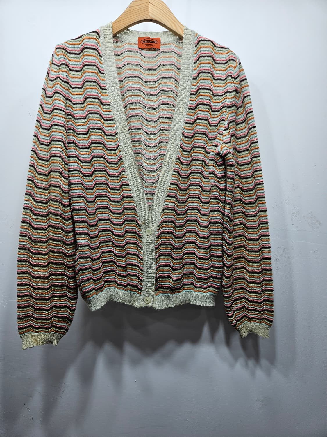 미쏘니 패턴 가디건 상품이미지4