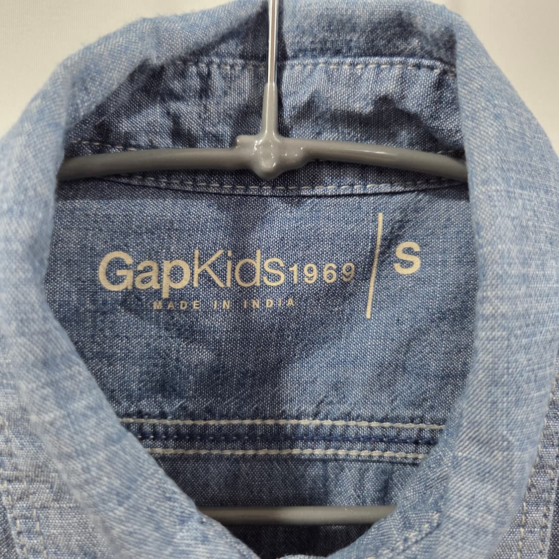갭 키즈 샴브레이 셔츠 S 상품이미지2