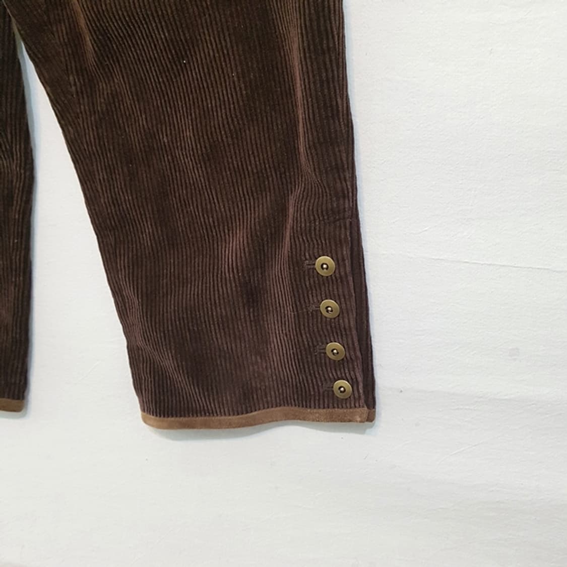 랄프로렌 코듀로이 멜빵 바지 브라운 상품이미지3