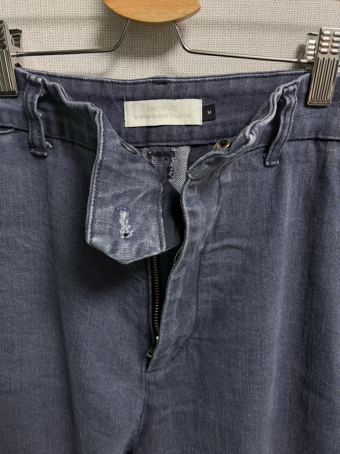 Amomento 아모멘토 Men's Flared Denim, M사이즈 상품이미지5