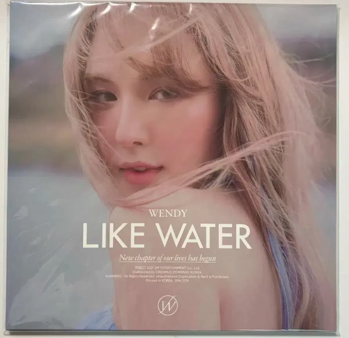 레드벨벳 웬디 Like Water 개봉 엘피 LP 상품이미지2