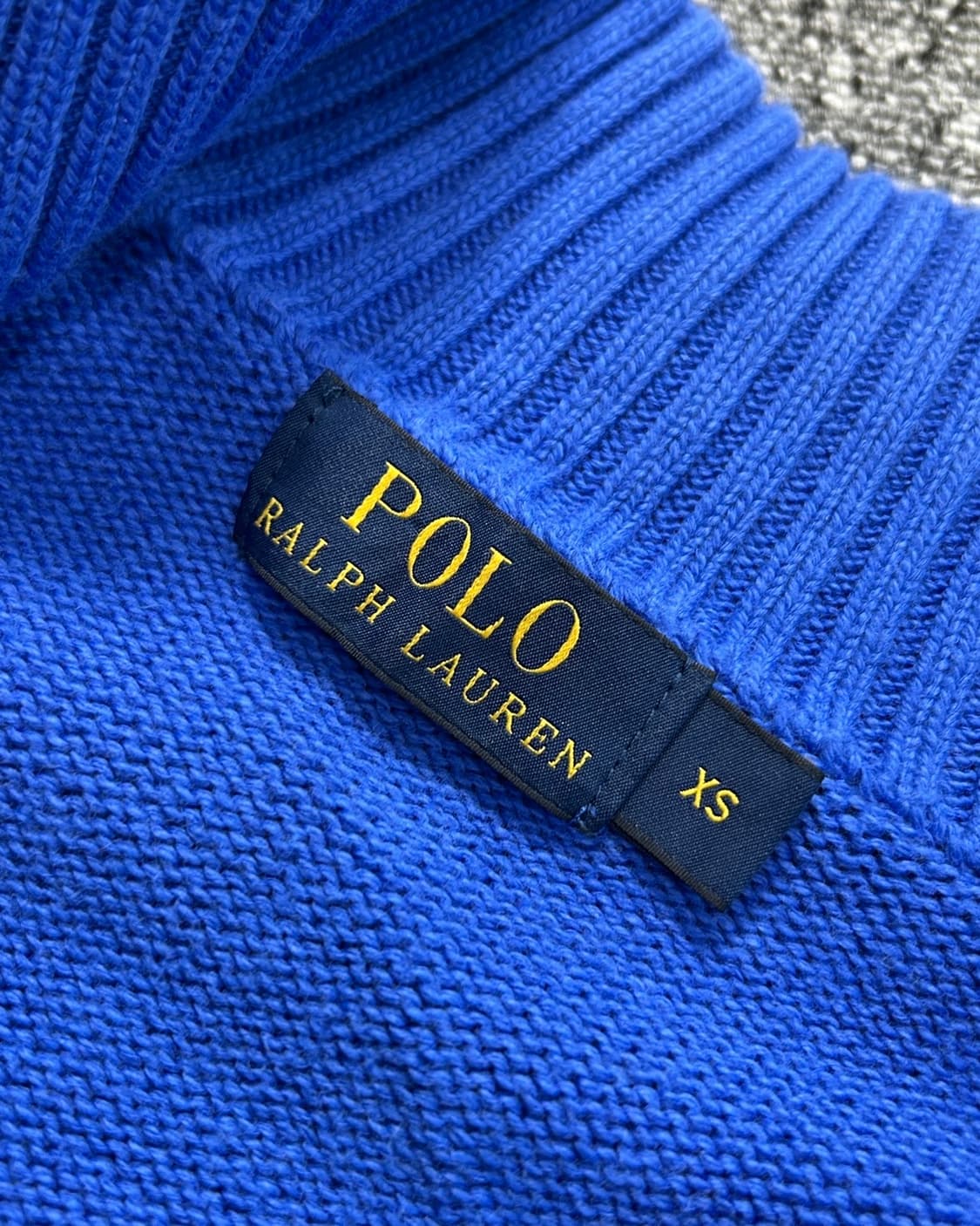 폴로 랄프로렌 블루 하프 니트집업 상품이미지6