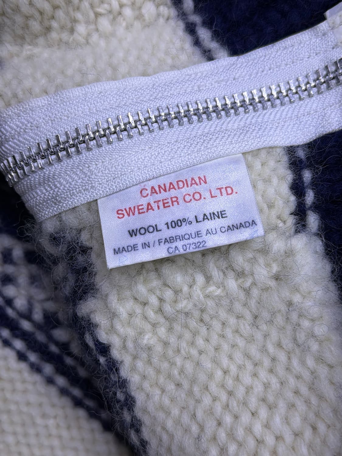 캐나디안 스웨터 헤비울 디어 사슴 코위찬 집업 여성 가디건 상품이미지9