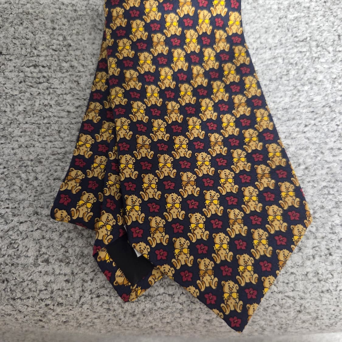 90s Traditional 빈티지 테디베어 넥타이 상품이미지2