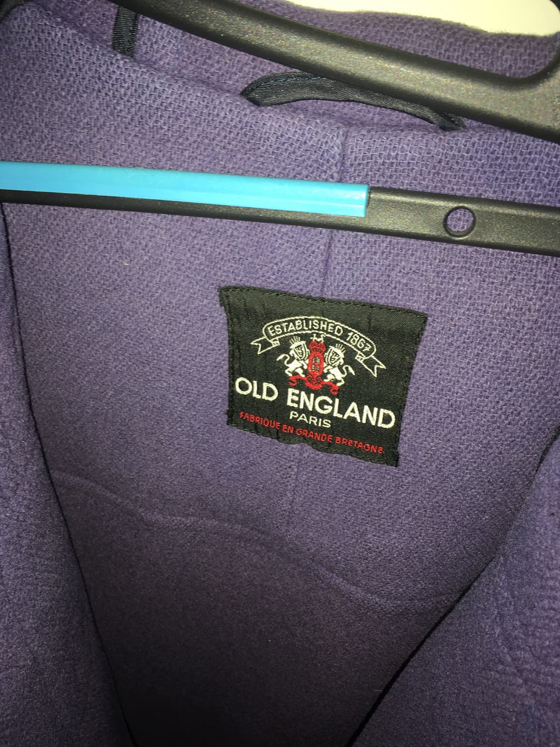 빈티지 더플코트 보라색 떡코 상품이미지4