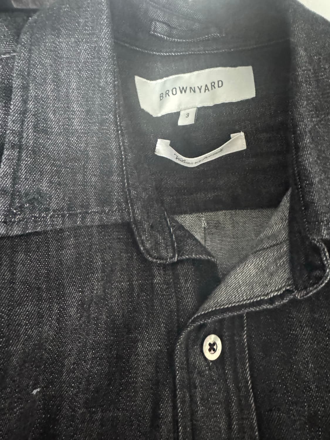 브라운야드 데님 셔츠 블랙 3 상품이미지1