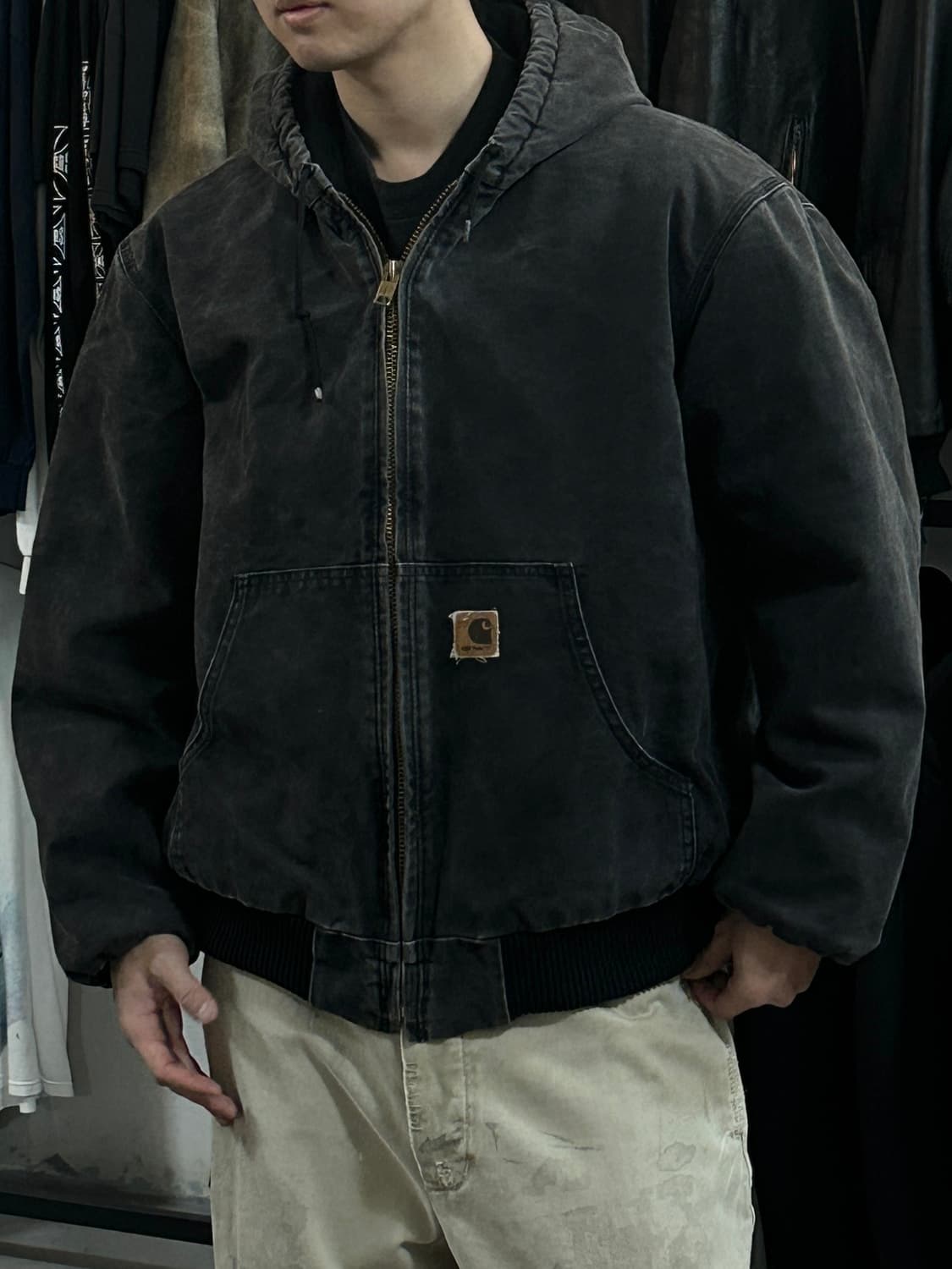 OG 칼하트 J130 액티브 자켓 칼하트 BLK 아이유 상품이미지3