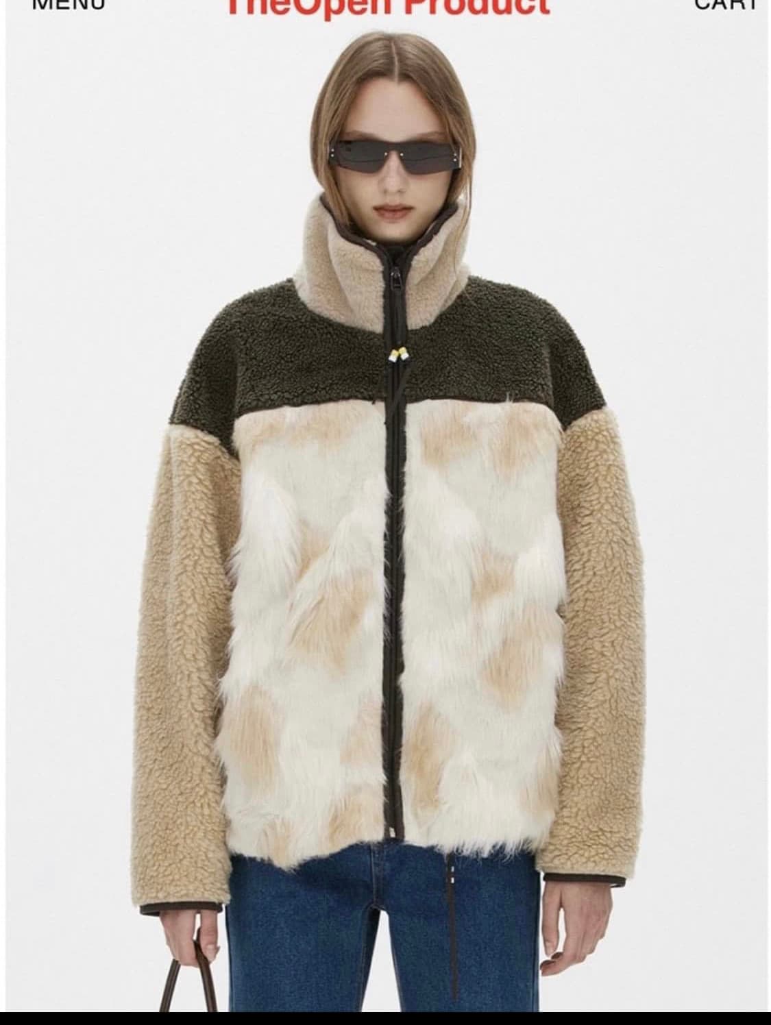 (오늘만급처)더오픈프로덕트 폭스퍼 후리스 상품이미지1