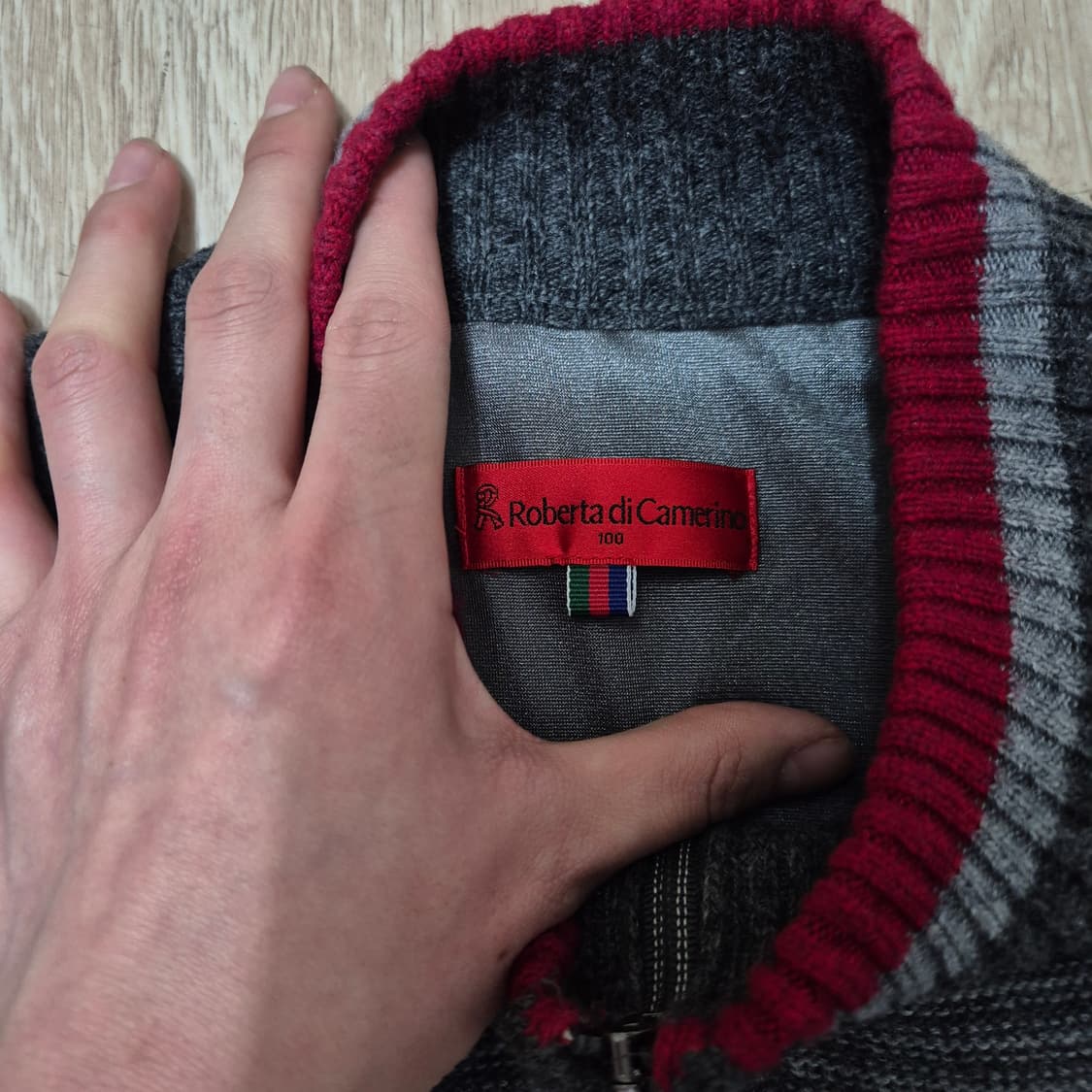 로베르타 티 까메리노 골프웨어 방풍 니트집업 L(100) 상품이미지6