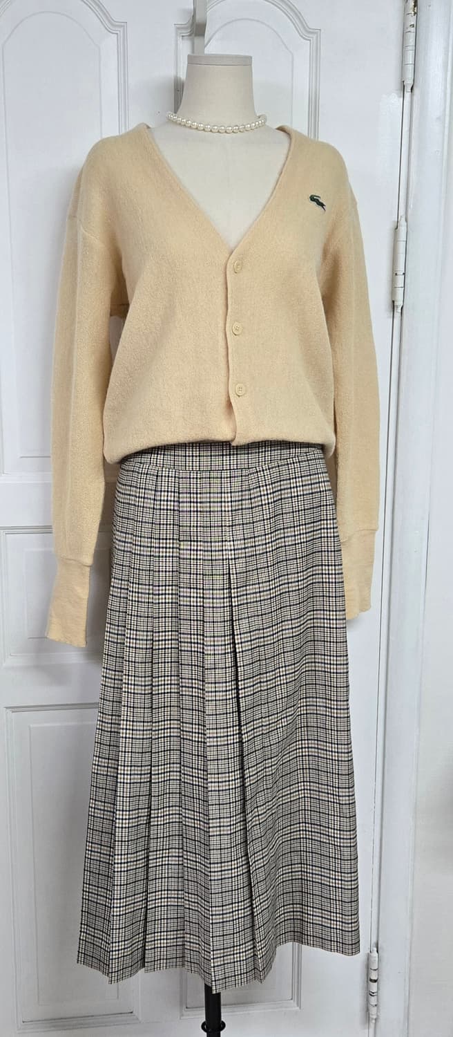 라코스테가디건/스튜디오톰보이 체크스커트 상품이미지1