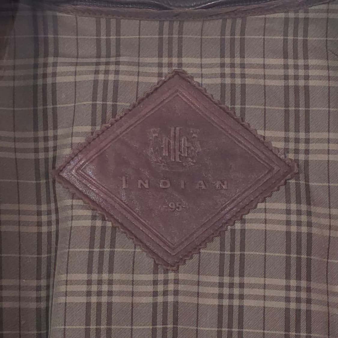 인디안 리얼 양가죽 클래식 블루종 자켓 95 상품이미지6