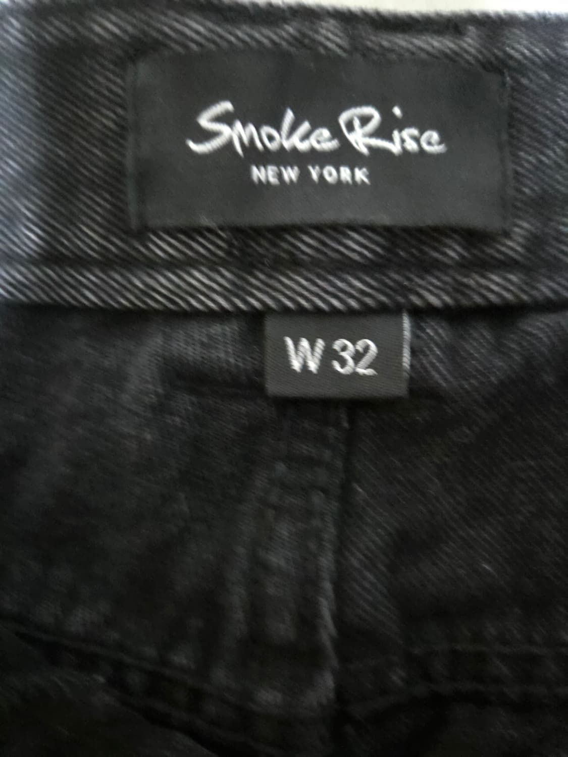 스모크라이즈 패치워크 흑청 데님 상품이미지2