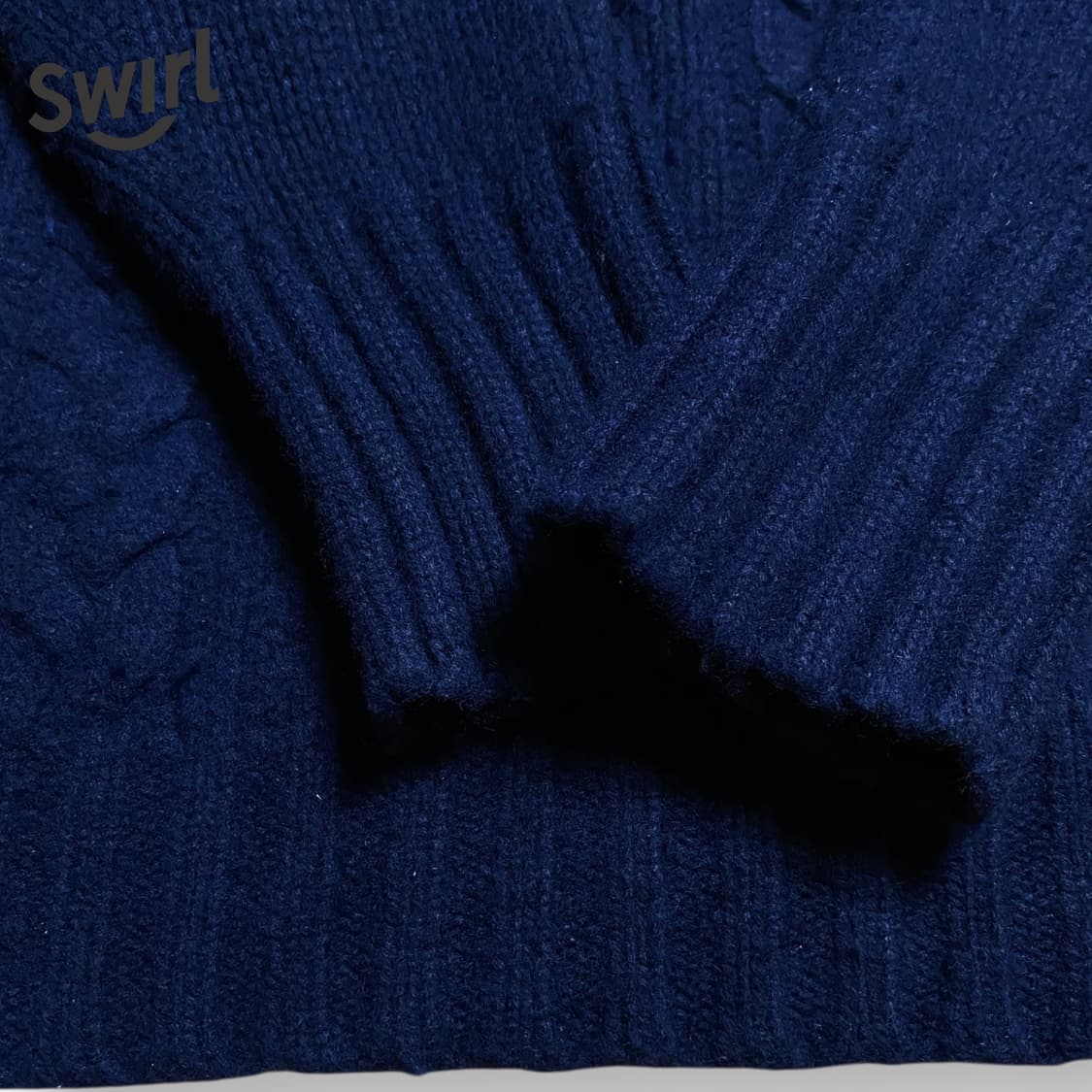 🌊90s Polo wool cable knit 상품이미지6