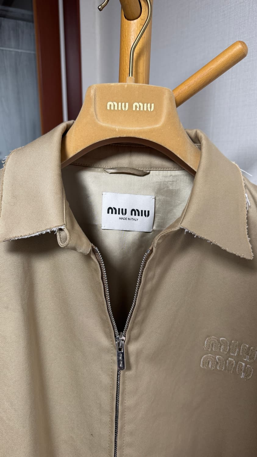 미우미우 치노 블루종 자켓 42 상품이미지2