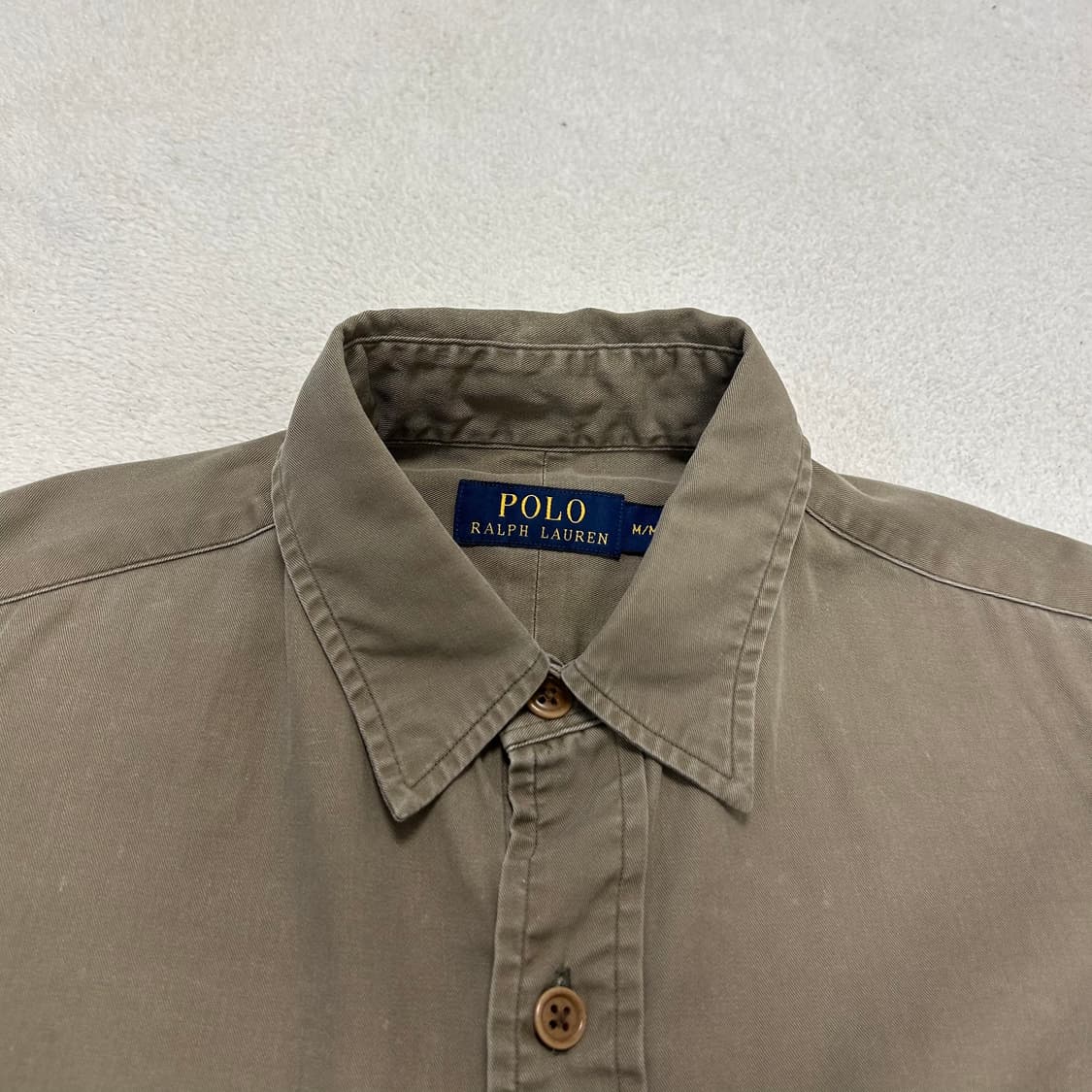 Polo beige brown work shirt 상품이미지6