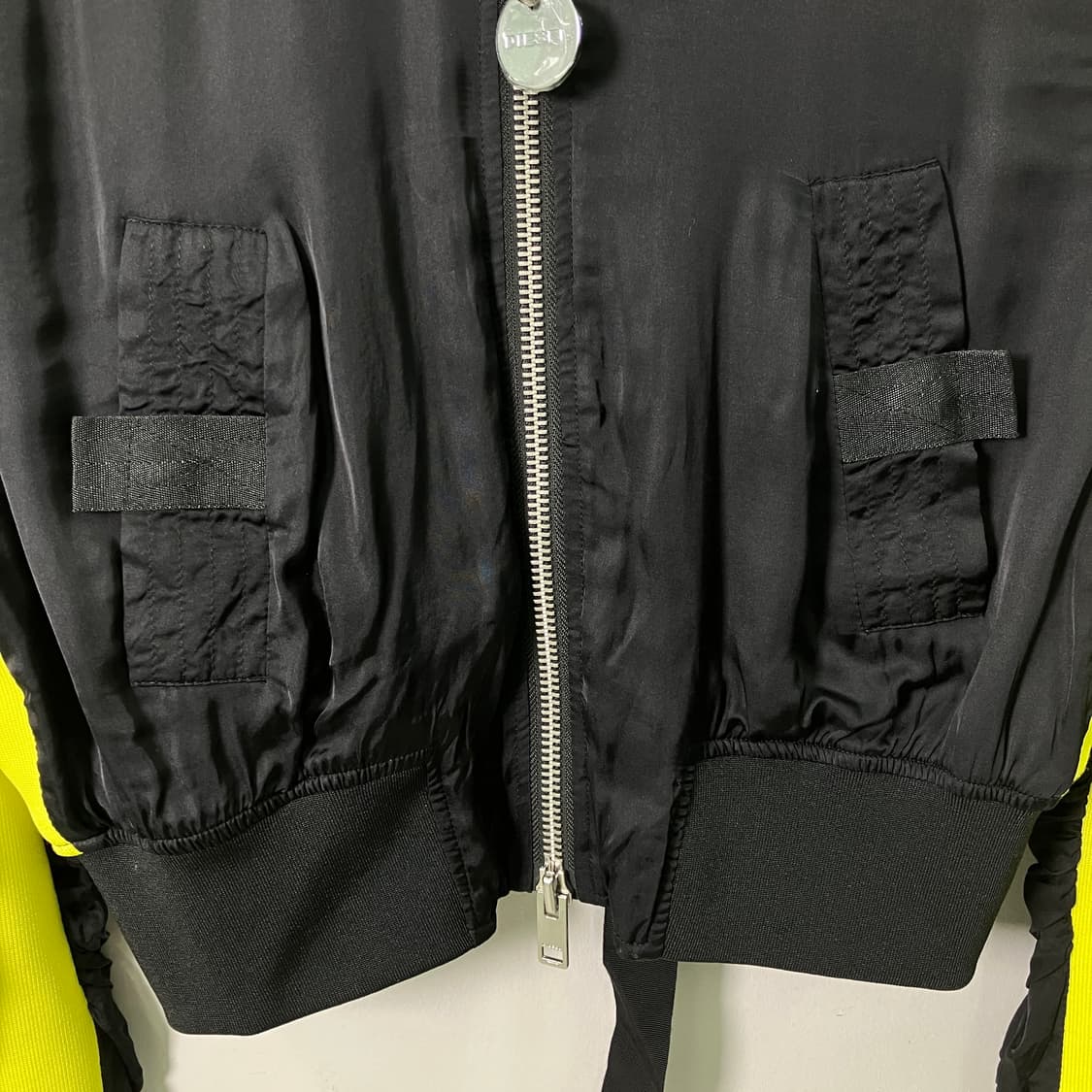 Diesel 디젤 셔링 크롭 봄버 자켓 XS 상품이미지5