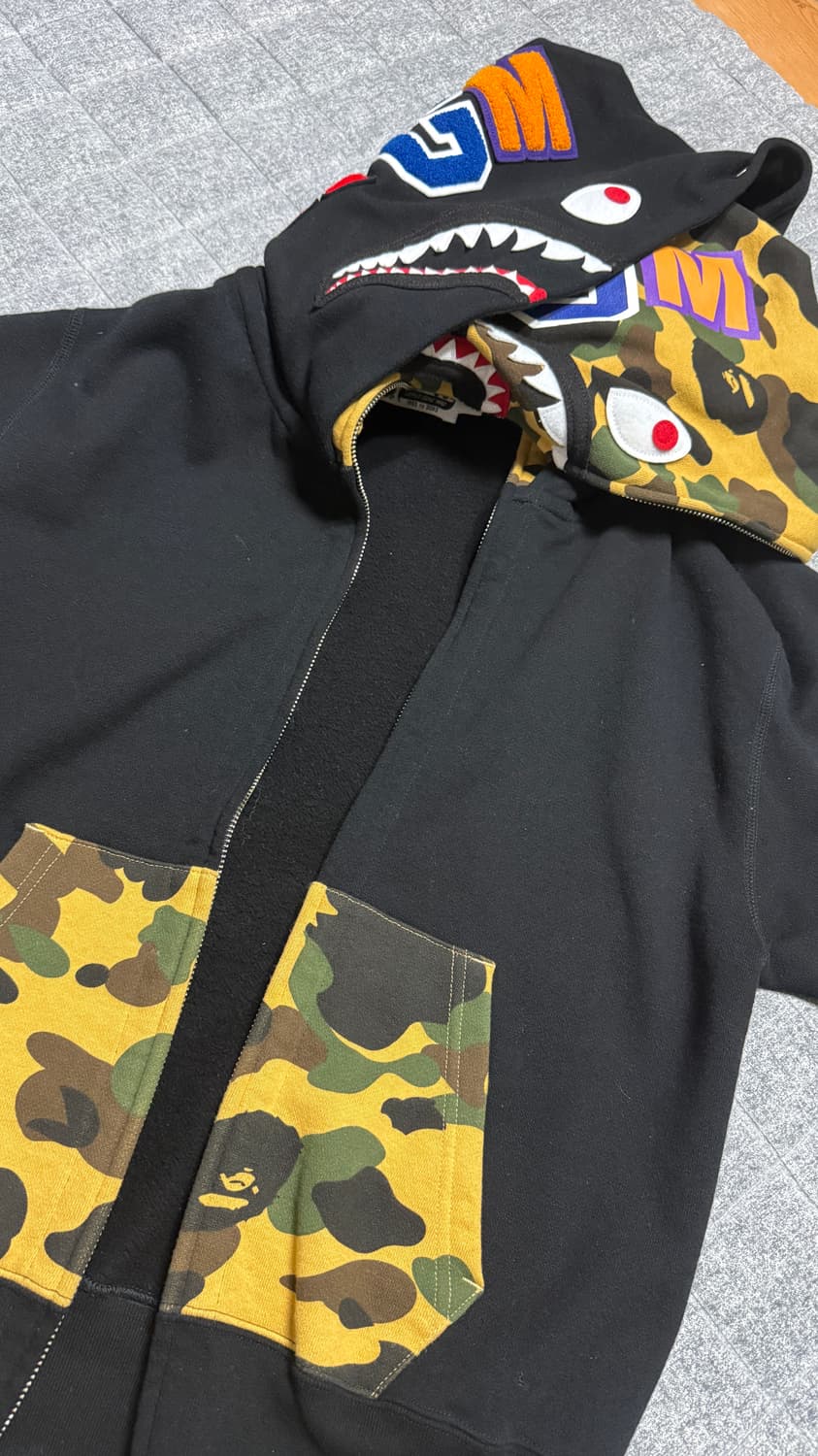 베이프 퍼스트 카모 더블 후드집업 상품이미지2
