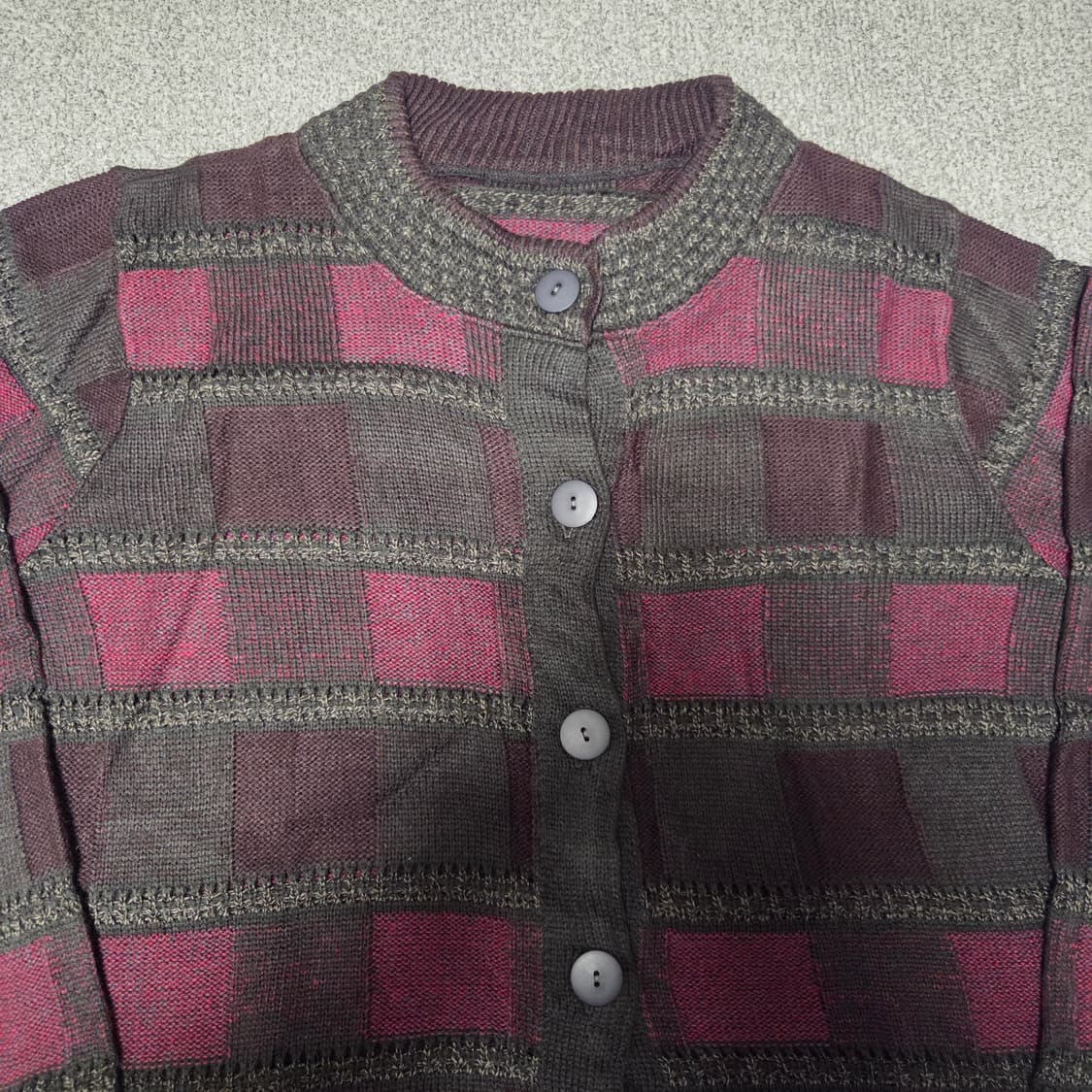 Made in Japan 간사이 니트 가디건 L(100) 상품이미지2