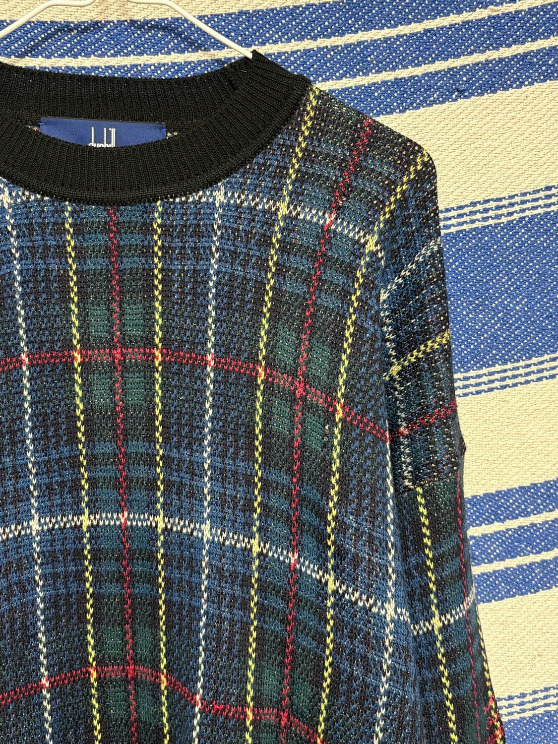 던힐 골프 울 멀티 타탄체크 니트 상품이미지3