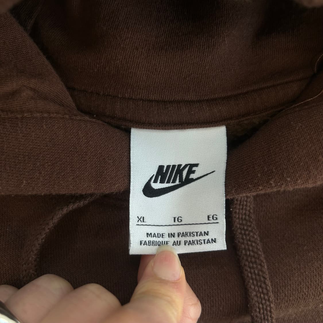 Nike 나이키 빅로고 브라운 후드티 상품이미지6