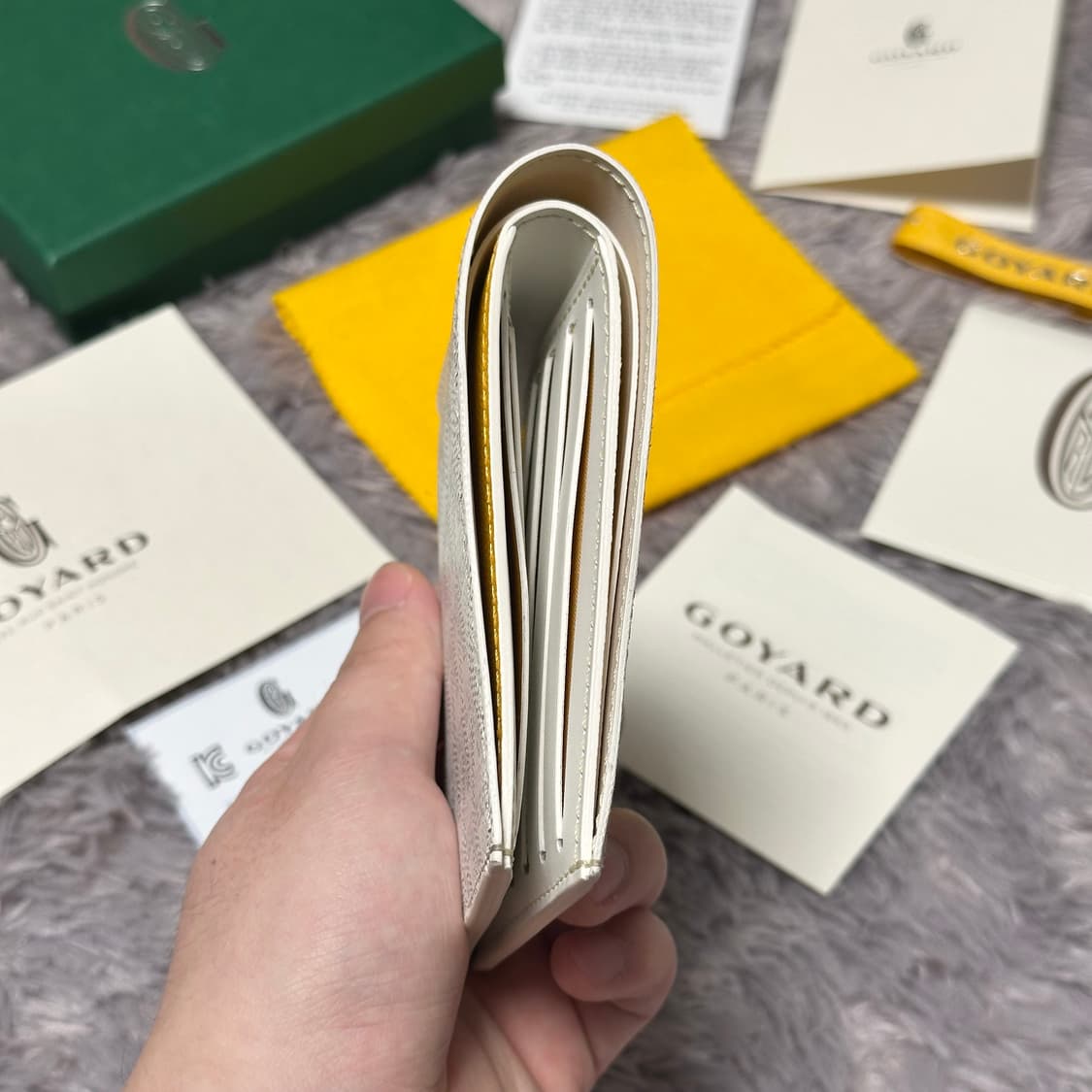 [풀구성] 고야드 빅투와르 반지갑 스페셜화이트 상품이미지6