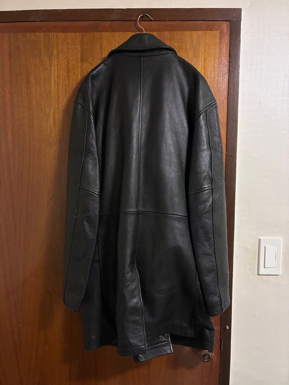 Vintage DKNY 레더 피코트 상품이미지2