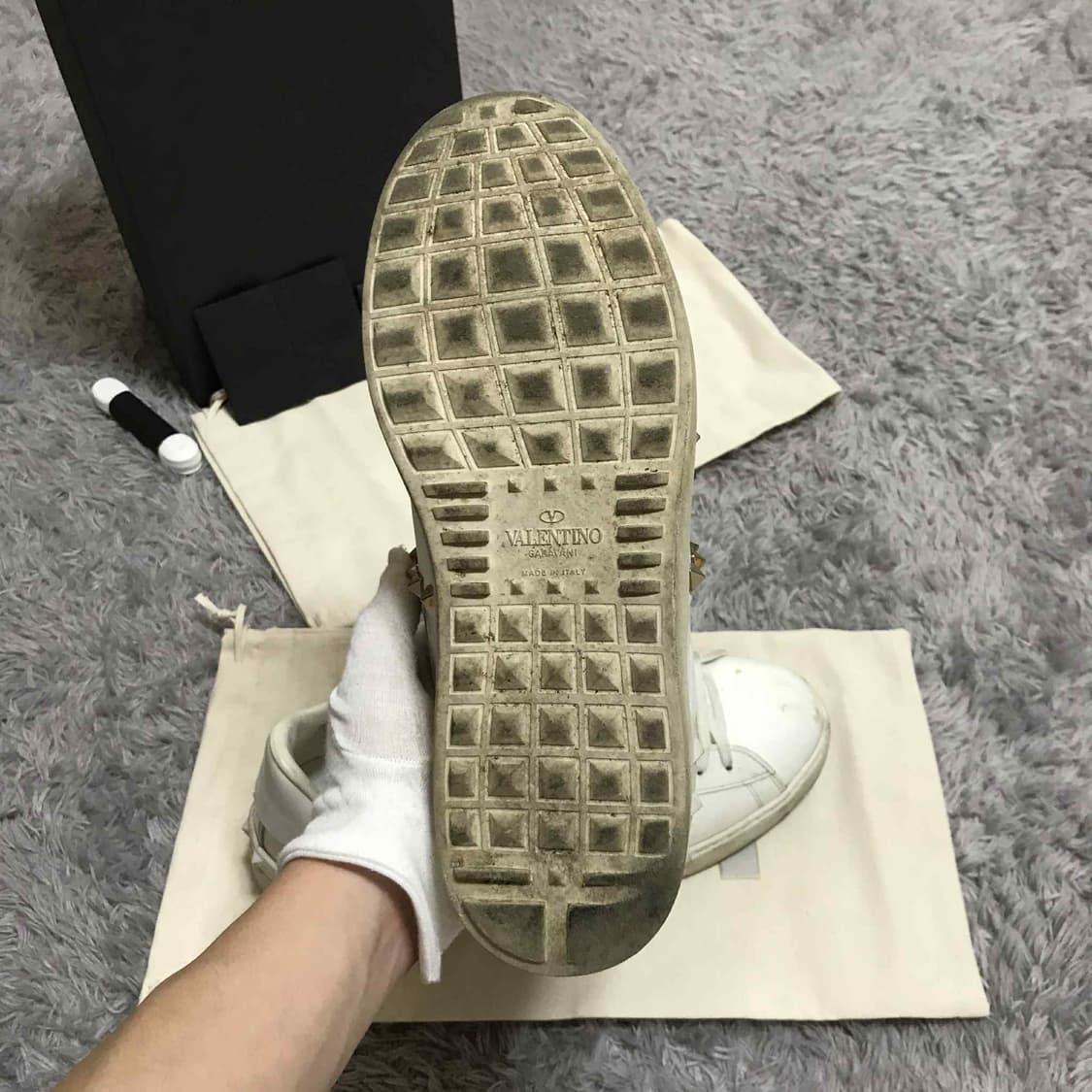 {클로젯}[42][풀구성]발렌티노 락스터드 언타이틀 스니커즈 상품이미지7