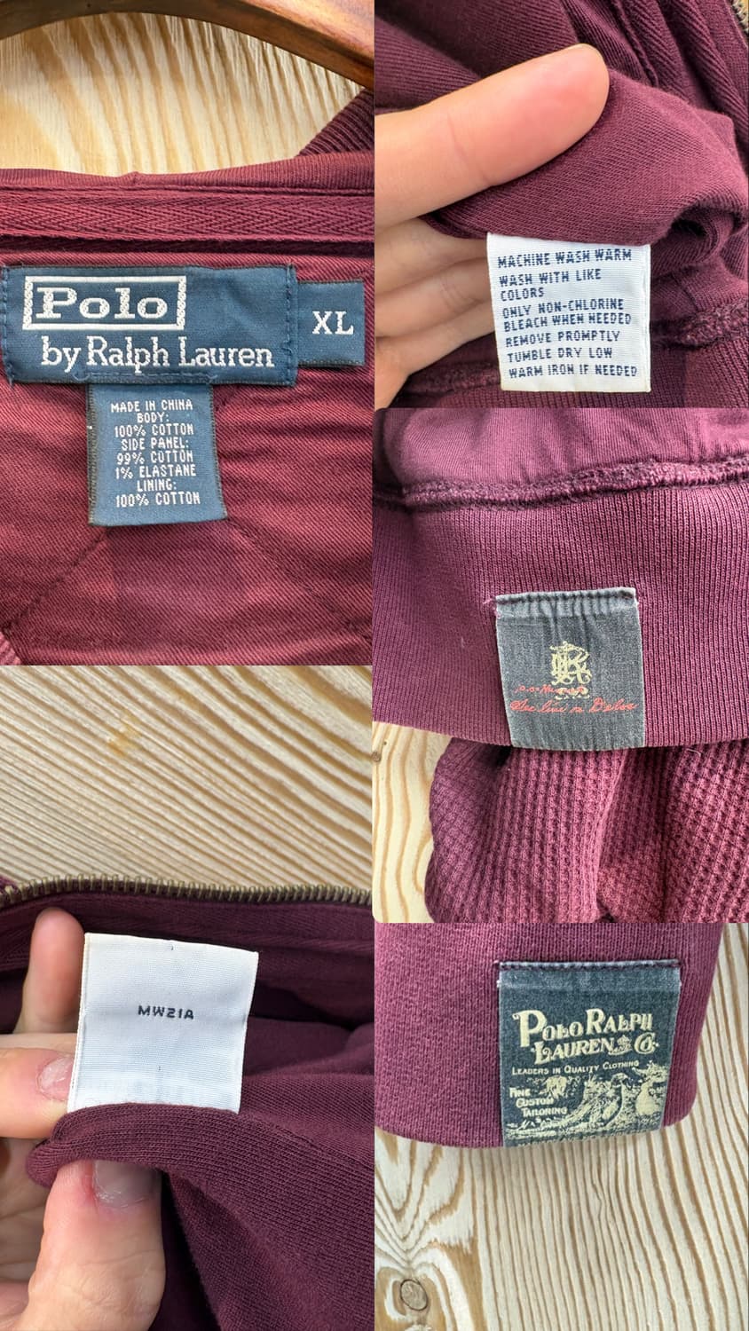 폴로 랄프로렌 투웨이 와플 후드집업 상품이미지10