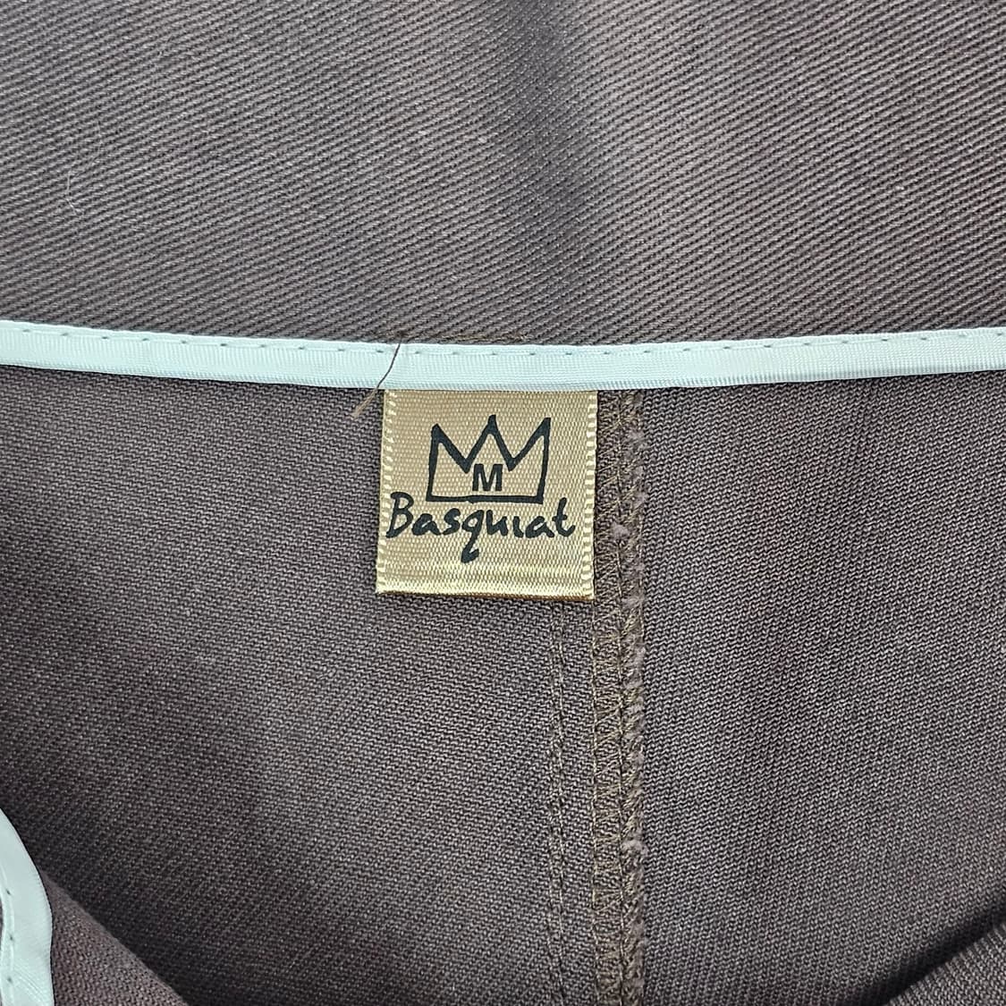  BASQUIAT 금장 버튼 브라운 숏팬츠 상품이미지3