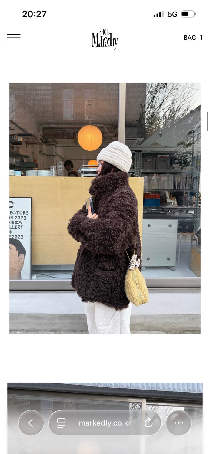 마크들리 리버시블 무스탕  상품이미지1