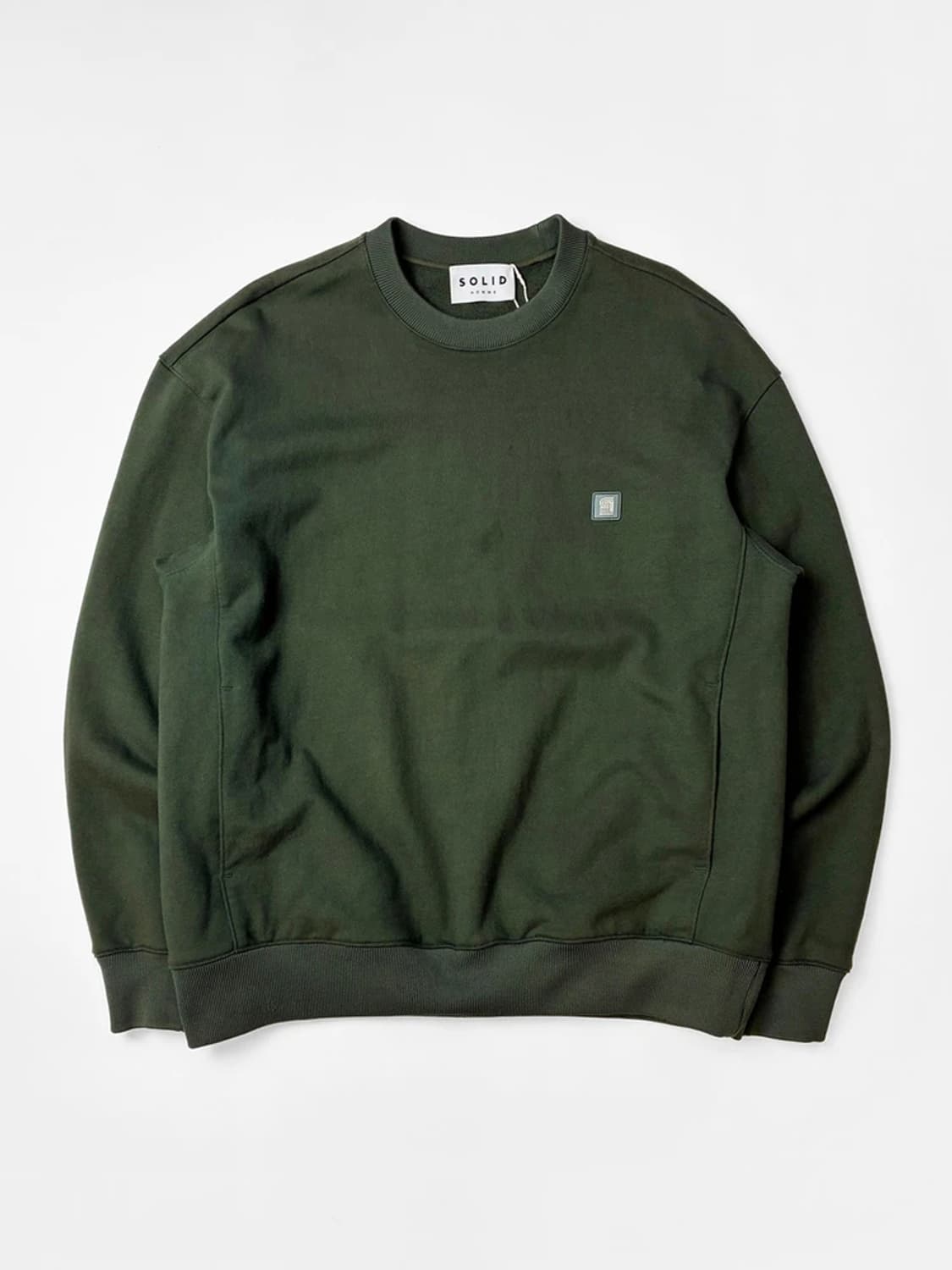 솔리드옴므 20FW 백 로고 맨투맨 PN5163 상품이미지1