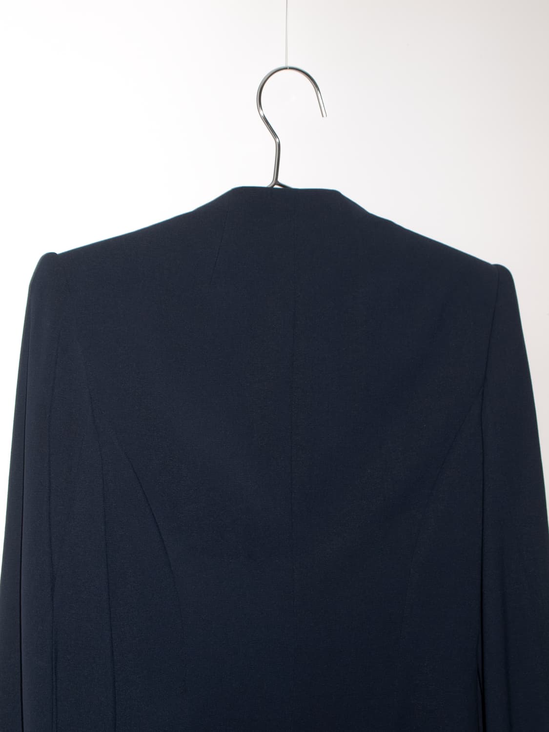 Wool Silk Collarless Jacket 상품이미지6