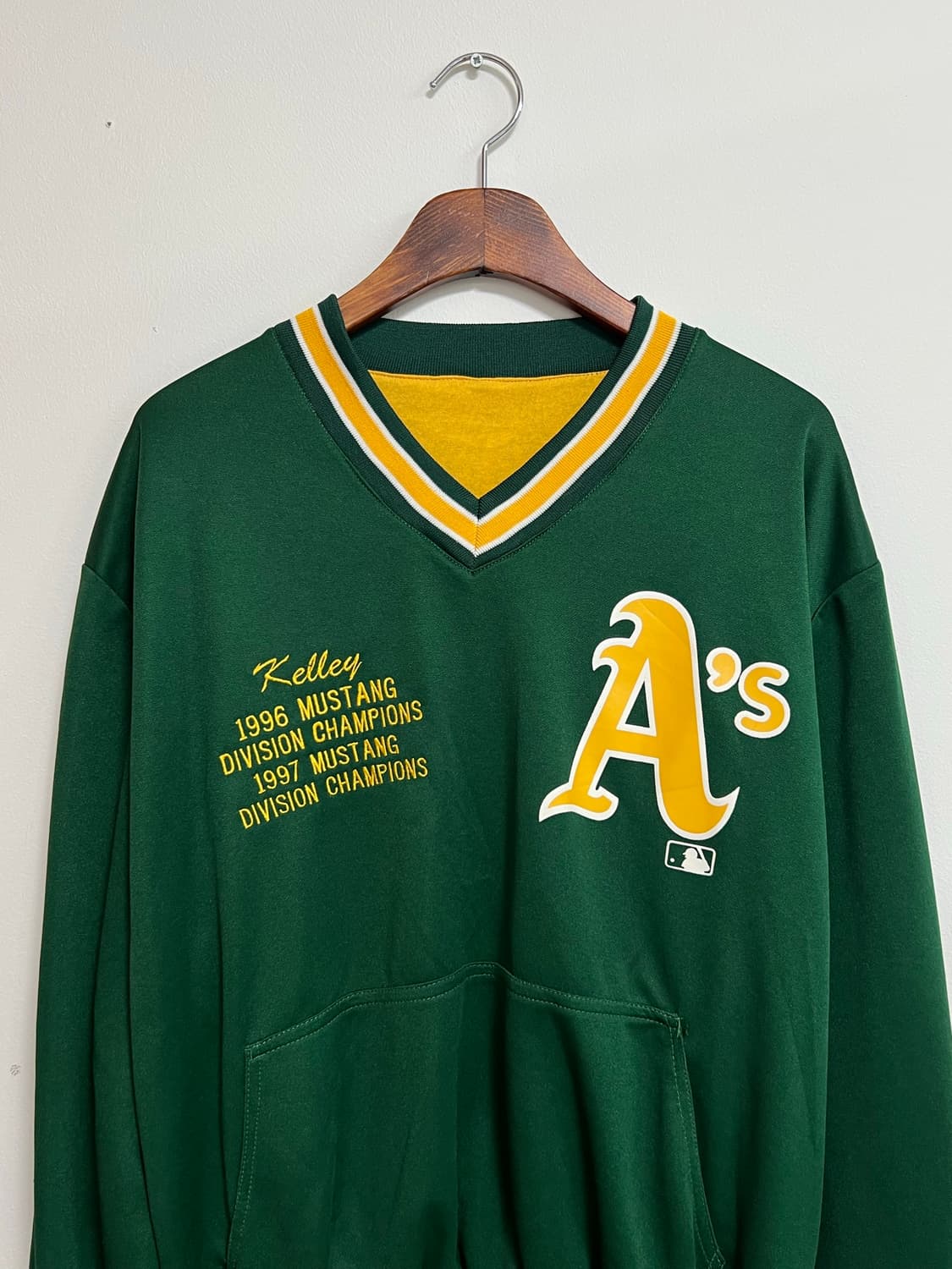 빈티지 90s 오클랜드 애슬레틱스 야구 저지 상품이미지2