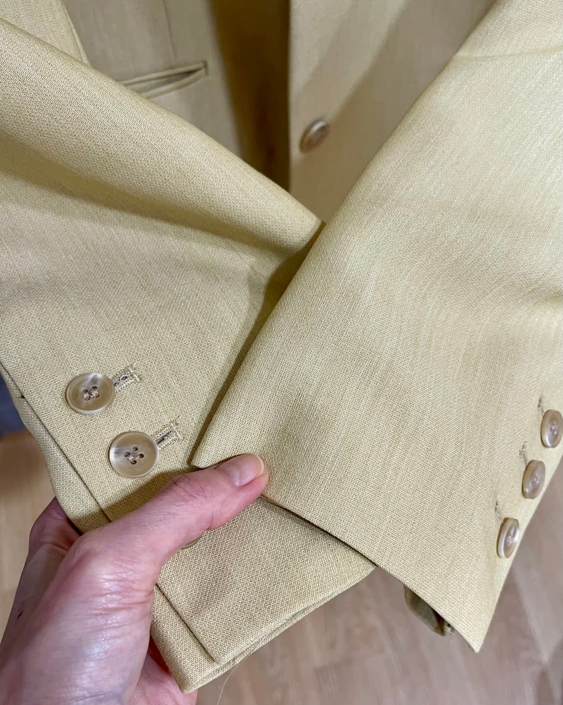 도매택 Coming J 간절기 오버핏 자켓 /버터칼라  상품이미지6