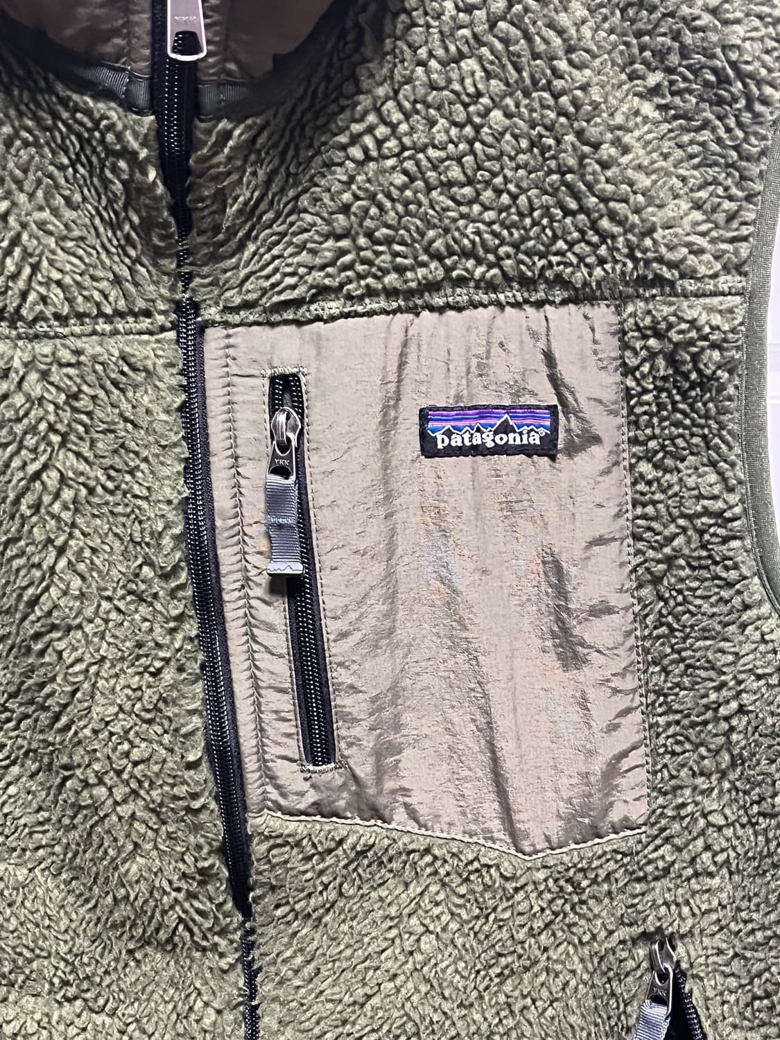 파타고니아 플리스 베스트 카키M 상품이미지4