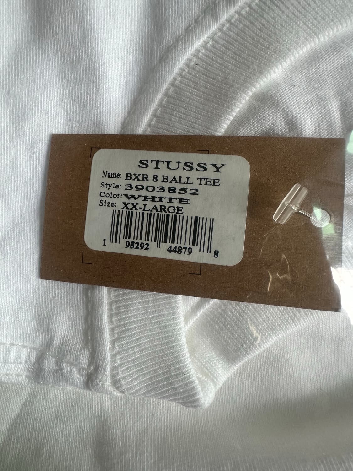 스투시 x 본앤레이즈드 8볼 티셔츠 화이트 XXL 2XL 상품이미지6