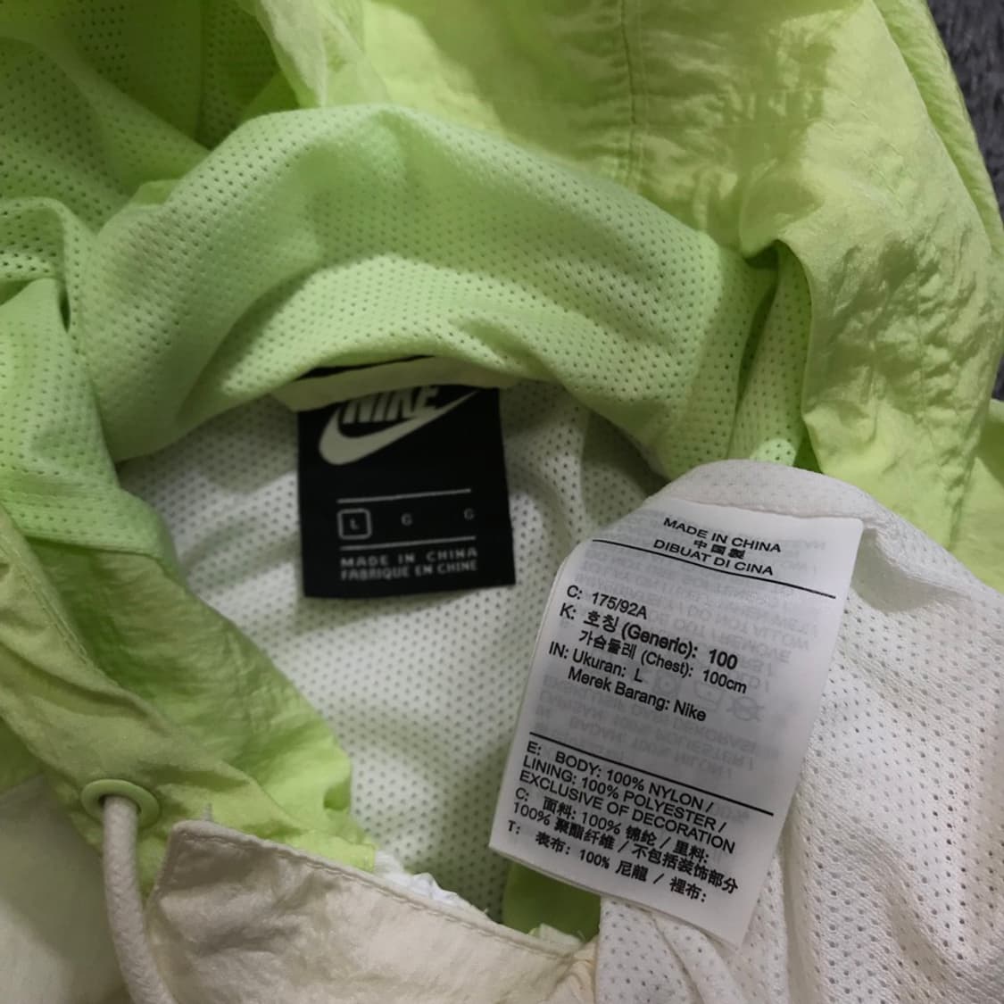 [[L] 나이키(NIKE) 스우시 우븐 후드 아노락@211 상품이미지8