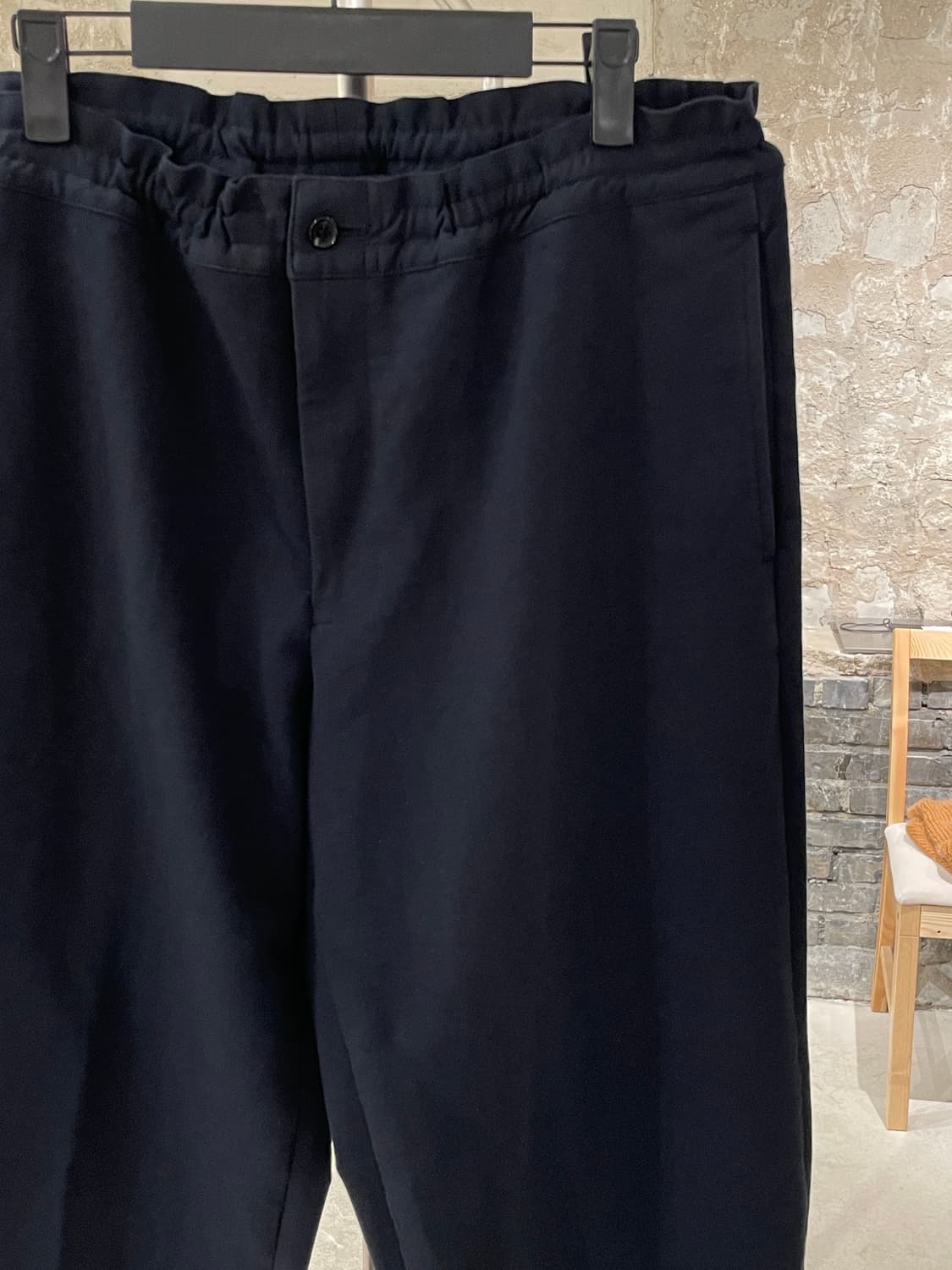 꼼데가르송 옴므 듀스 블랙 ad2015 밴딩 코튼 팬츠 상품이미지3