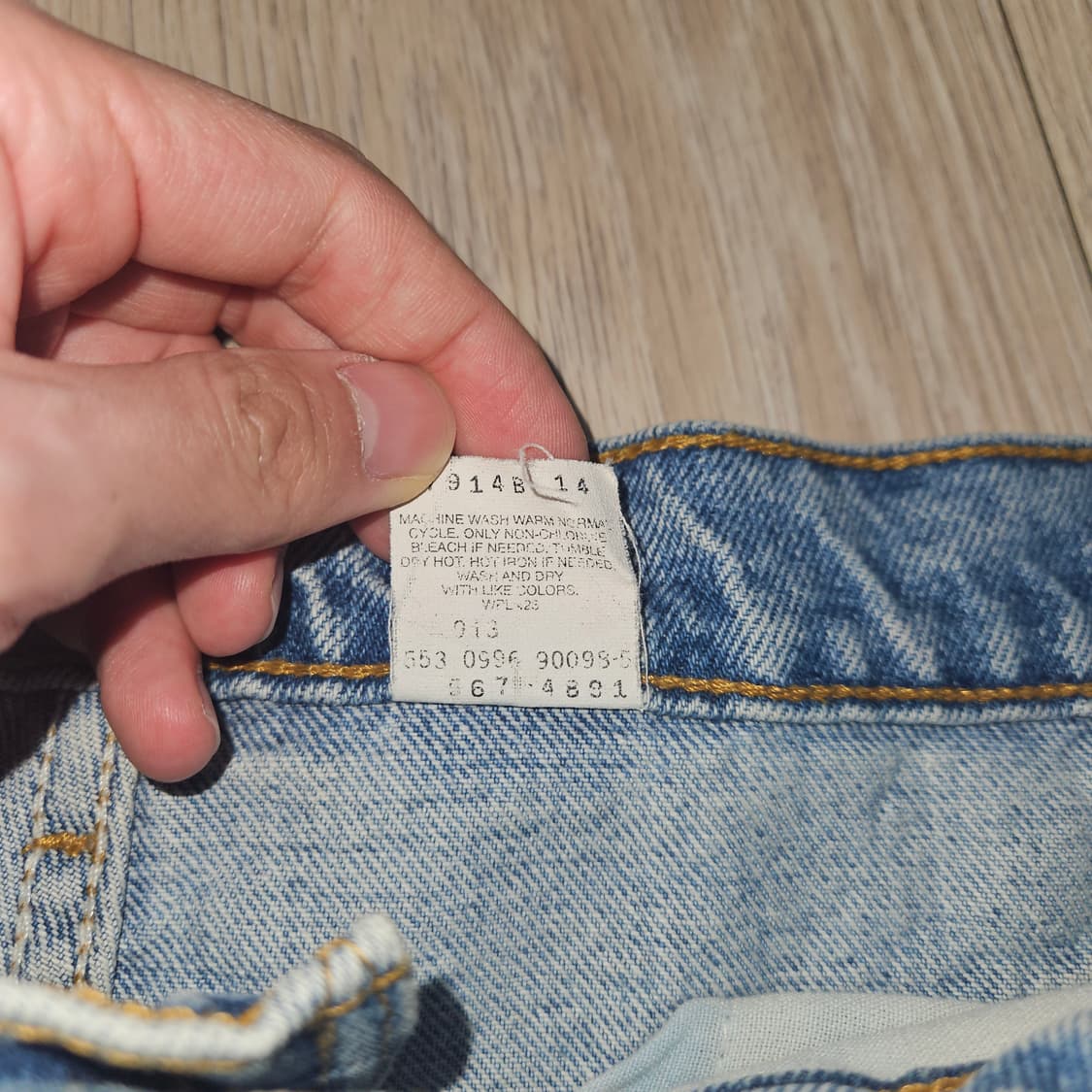 90s 리바이스 567 made in usa 상품이미지7