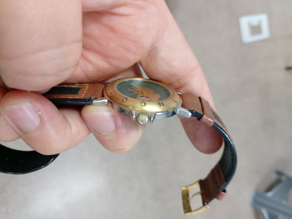 월드 헌팅턴 남성 가죽시계 상품이미지2