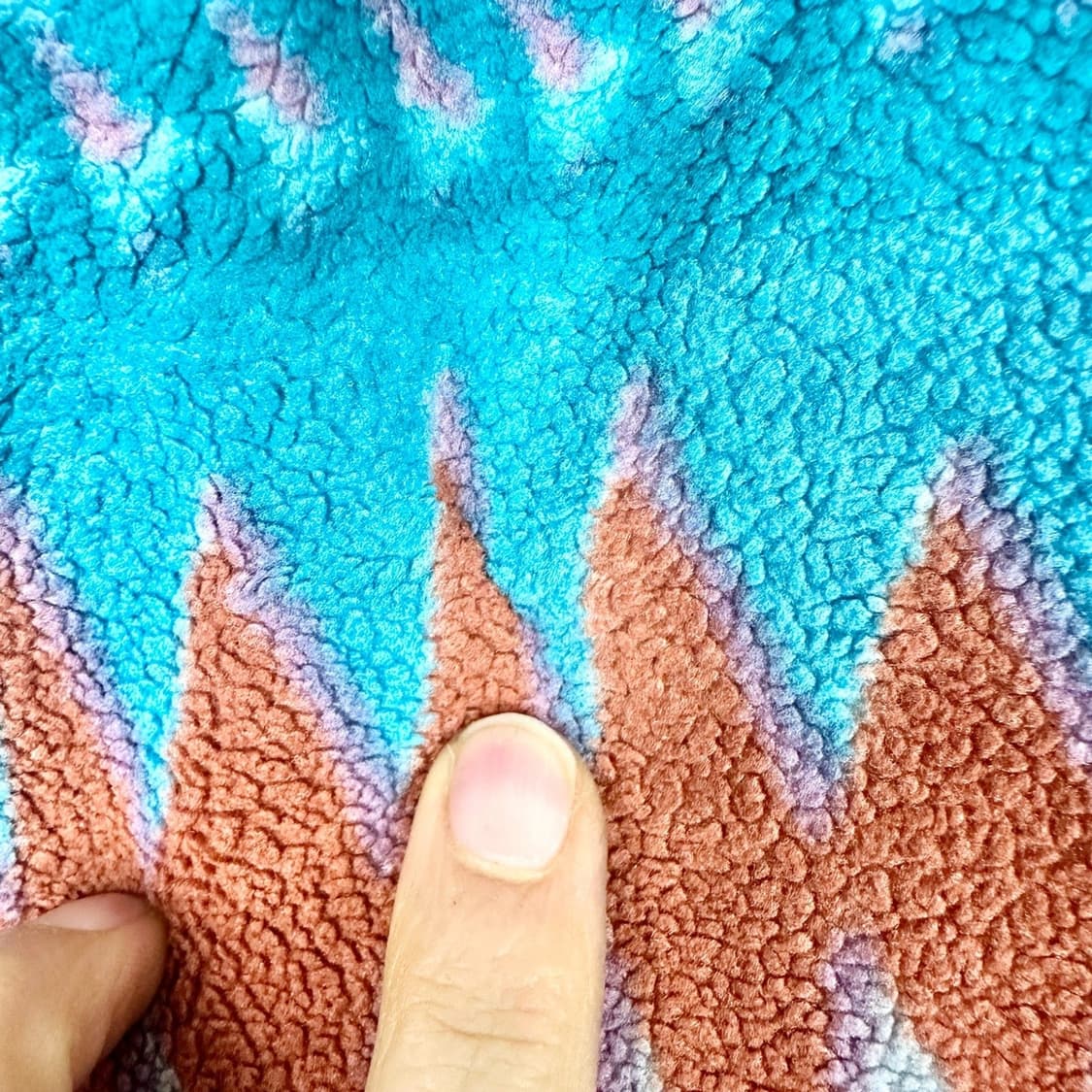 13FW 파타고니아 신칠라 스냅-T 민트/오렌지 아즈텍 패턴 상품이미지6