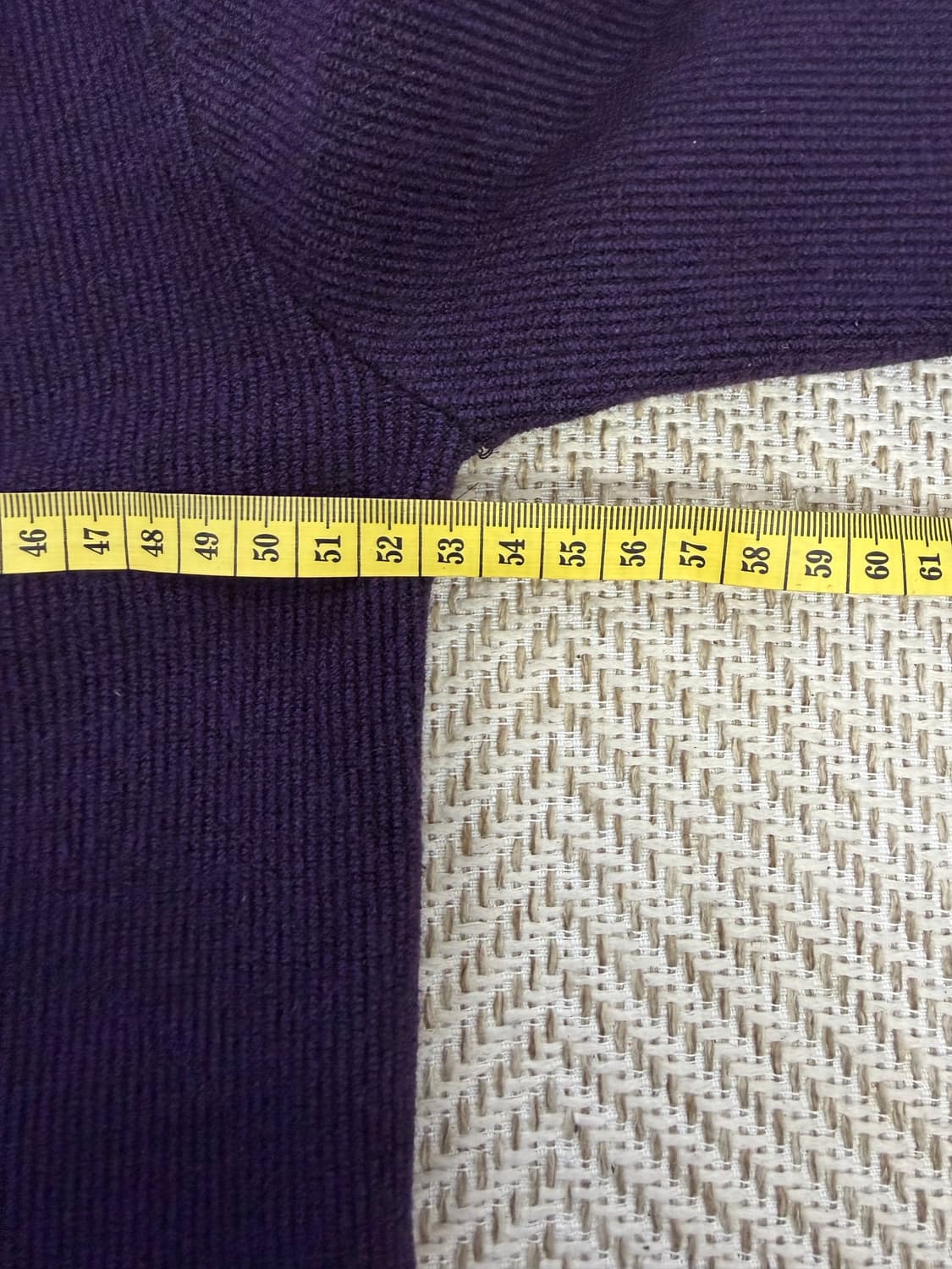 정품) PXG 남성 퍼플 블랙 하프넥 니트 100 상품이미지9